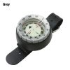 50m/164.04ft Waterproof Diving Compass; Professional Compass Wrist Outdoor Sports Survival Emergency - Gray