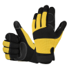 Climbing Tactical Full Finger Combat Riding Touch Screen Gloves Outdoor Roping Work Rocks Parkour Carabiners Rigging Grip - Yellow - M