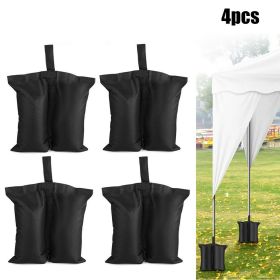 4pcs Waterproof Weights Sand Bag, Leg Weights For Outdoor Sun Shelter, Canopy, Tent, Leg Weights For Instant Outdoor Sun Shelter Canopy - White 4pcs