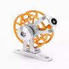 1pc Metal Spinning Casting Reel; Aluminum Alloy Lightweight Wire Cup; Speed Adjustable Fishing Reel For Ice Fishing - Golden