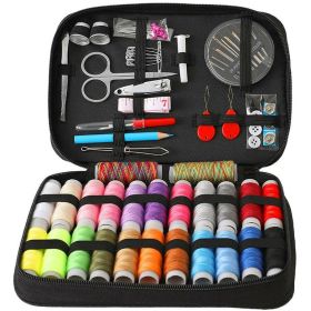 New Portable Mini Sewing Kit, DIY Premium Sewing Supplies for Beginner Traveler - Multi