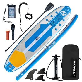 Inflatable Stand Up Paddle Board 11'/10'6" Premium SUP W Accessories - Blue