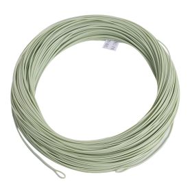 Kylebooker WF3F-WF8F WITH WELDED LOOP Fish Line Weight Forward FLOATING 100FT Fly Fishing Line - Moss Green - WF8F