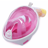 Full Face Snorkel Mask with Optional HD 1080P Action Sports Camera - Mask Only - Pink