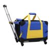 Pet Rolling Carrier With Wheels Pet Travel Carrier Transport - Blue - Pet entertainment