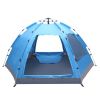 3-4 Person Automatic Family Tent Instant Pop Up Waterproof for Camping Hiking Travel Outdoor Activities - as picture