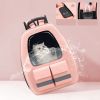 Pet Breathable Traveling Backpack - Pink