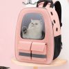 Pet Breathable Traveling Backpack - Pink