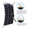 20W-300W Solar Panel 12V Solar Cell 100A Controller Solar Panel for Phone RV Car MP3 PAD Charger Outdoor Battery Supply Camping - With 100A Controller