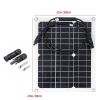 20W-300W Solar Panel 12V Solar Cell 100A Controller Solar Panel for Phone RV Car MP3 PAD Charger Outdoor Battery Supply Camping - With 100A Controller