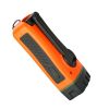 Hand Crank FM Radio Solar Portable Power Bank Charger LED FlashLight Outdoor Tool Camping Survival Flashlight Power Bank 3XUE - Orange