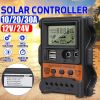 1pc Auto Solar Charge Controller PWM Controller LCD Display Dual USB 5V Solar Panel Battery Charger Regulator - 10A