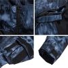 Men's Camouflage Army Tactical T-Shirts Military Shirts Long Sleeve Outdoor T-Shirts Athletic Hoodies - Black-M