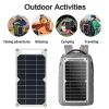 30W Solar Panel USB Waterproof Outdoor Hike Camping Portable Cells Battery Solar Charger Plate for Mobile Phone Power Bank - 5W-157x94mm