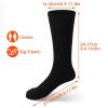 Unisex Electric Heated Socks Rechargeable Battery Heated Socks Winter Warm Thermal Socks - Black