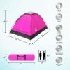 2-Person Dome Tent with Rain Fly & Carry Bag by Outdoors - Pink