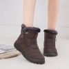 Women Boots 2022 Fashion Waterproof Snow Boots For Winter Shoes Women Casual Lightweight Ankle Botas Mujer Warm Winter Boots - Gray - 40