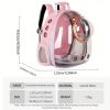 Pet Carrier Backpack, Space Capsule Bubble Cat Backpack Carrier, Waterproof Pet Backpack Outdoor Use - Green