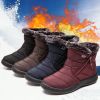 Women Boots 2022 Fashion Waterproof Snow Boots For Winter Shoes Women Casual Lightweight Ankle Botas Mujer Warm Winter Boots - Gray - 40