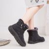 Women Boots 2022 Fashion Waterproof Snow Boots For Winter Shoes Women Casual Lightweight Ankle Botas Mujer Warm Winter Boots - Gray - 40