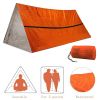 Outdoor Waterproof Emergency Tube Tent Shelter Survival Tent For Two People - Orange