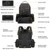 56L Military Tactical Backpack Rucksacks Army Assault Pack Combat Backpack Pouch - Black Pythons Grain