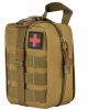 Tactical First Aid Pouch; Detachable Medical Pouch Kit Utility Bag (Bag Only) - Orange