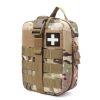 Outdoor Tactical Medical Kit; First Aid Kit Accessories; Mountaineering Survival Kit Emergency Sports Waist Bag - Camouflage