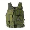 Tactical Vest for Men with Detachable Belt and Subcompact/Compact/Standard Holster for Pistol - Perfect for Airsoft and Military Training - CP