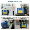 Pet Rolling Carrier With Wheels Pet Travel Carrier Transport - Blue - Pet entertainment