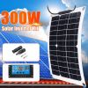 20W-300W Solar Panel 12V Solar Cell 100A Controller Solar Panel for Phone RV Car MP3 PAD Charger Outdoor Battery Supply Camping - With 100A Controller