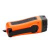 Hand Crank FM Radio Solar Portable Power Bank Charger LED FlashLight Outdoor Tool Camping Survival Flashlight Power Bank 3XUE - Orange