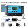 20W-300W Solar Panel 12V Solar Cell 100A Controller Solar Panel for Phone RV Car MP3 PAD Charger Outdoor Battery Supply Camping - With 100A Controller