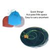 Foldable Fishing Net; Crab Net; Fish Net With Fishing Rope & Handle - Green