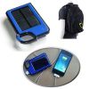 Clip-on Tag Along Solar Charger For Your Smartphone - Blue