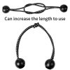 Bungee Ropes With Ball; 10pcs Black Bungee Ropes Set; Heavy Duty Tent Rubber Tensioner; Elastic Rope - 10pcs