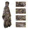 Kylebooker 3D Maple Leafy Hunting Camouflage Poncho Ghillie Suit Sniper Clothing Camo Cape Cloak - XL/XXL