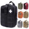 Outdoor Tactical Medical Kit; First Aid Kit Accessories; Mountaineering Survival Kit Emergency Sports Waist Bag - Camouflage