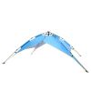 2-3 Person Double-Deck Tow-Door Hydraulic Automatic Tent Free Build Outdoor Tent Blue - as picture