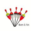 15pcs Fishing Floats Set; Fishing Floats With Rubbers; Fishing Bobbers; Fishing Buoys; Fishing Tackle - Float Set