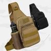 Tactical Shoulder Bag; Molle Hiking Backpack For Hunting Camping Fishing; Trekker Bag - K And 2 Hooks