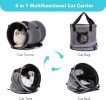 MewooFun 3 in 1 Cat Carrier Bed Foldable Tunnel Pet Travel Carrier Bag Cat Bed - WP036