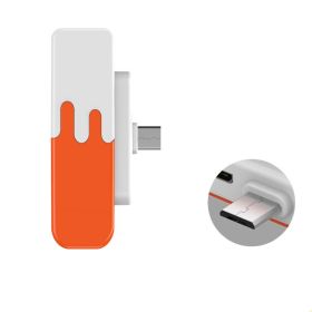 Pocket Mini Compact Portable Power Supply (Option: Orange-Android-3300mAh)