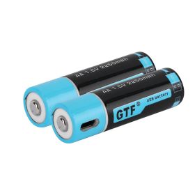 No. 5 USB charging 1.5V1500mah rechargeable battery (Option: Q2pcs)