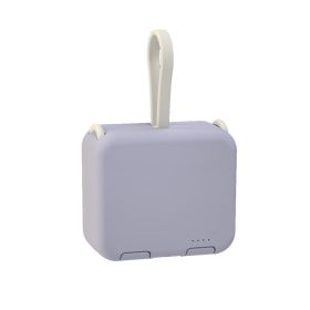 Handbag Back Clip Battery Power Bank (Option: Blue-Ios)