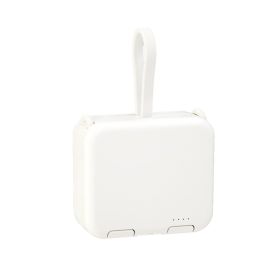 Handbag Back Clip Battery Power Bank (Option: White-Ios)