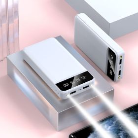 Light & Fashionable Power Bank 20000 MA Polymer (Option: White-20000 MA)