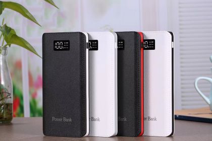 4USB output power bank (Option: Black Grey)