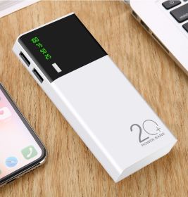 Large Capacity Fast Charging Gift Mobile Power Bank (Option: White-1300mAh)