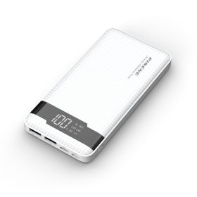 10000 mAh power bank (Color: Silver)